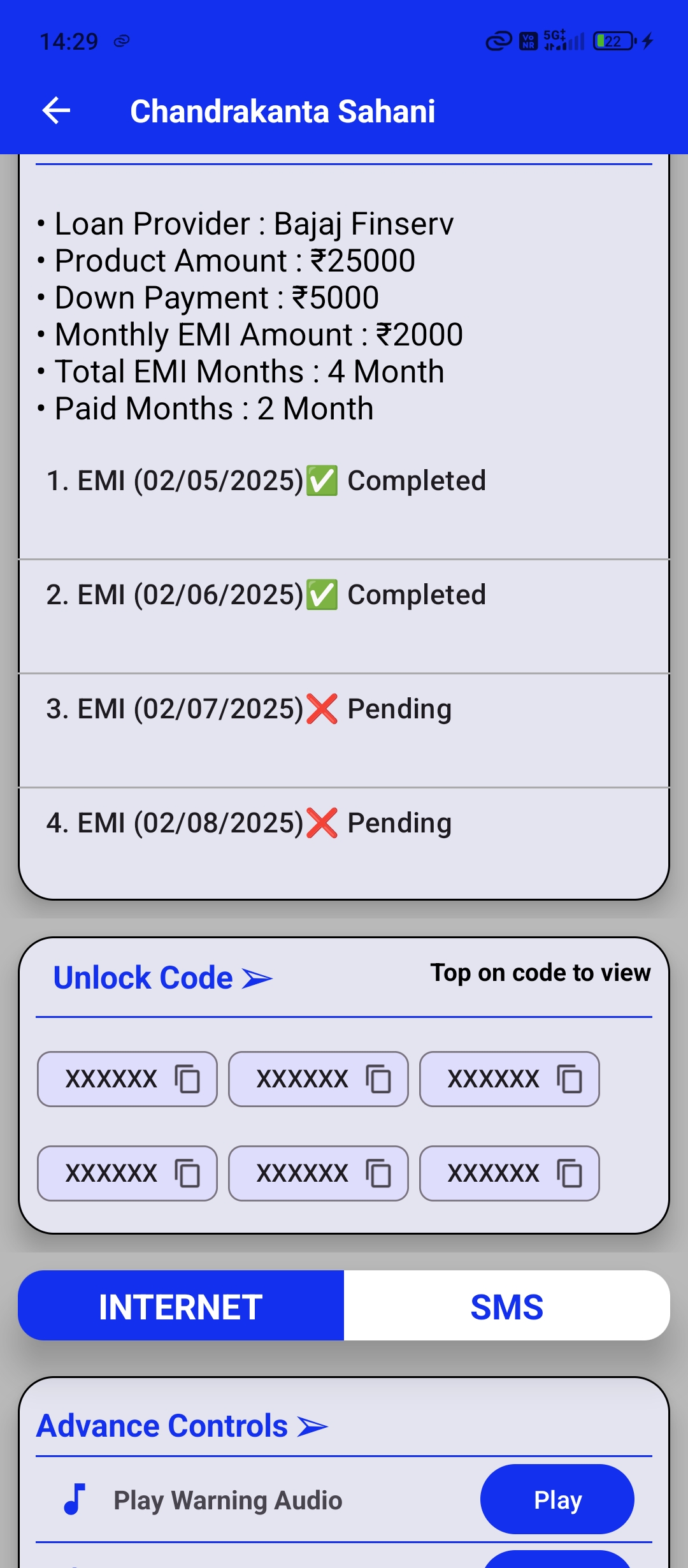 Surya Key battery monitoring screen screenshot with device battery status and alerts